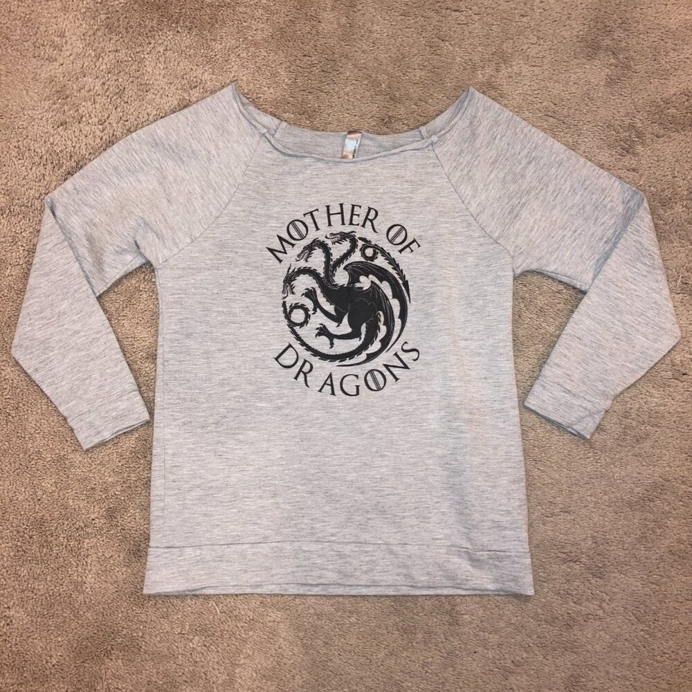 Game of Thrones Mother of Dragons boat neck top